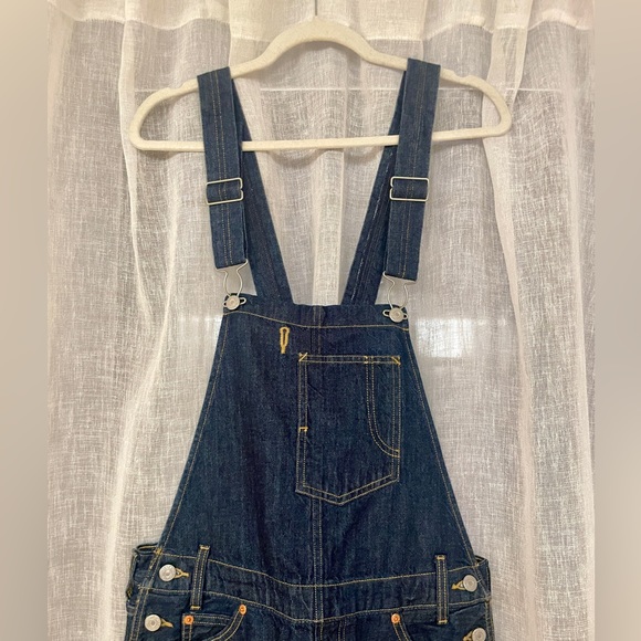 Levi’s Denim Rinsed Wash Overalls - Picture 2 of 8